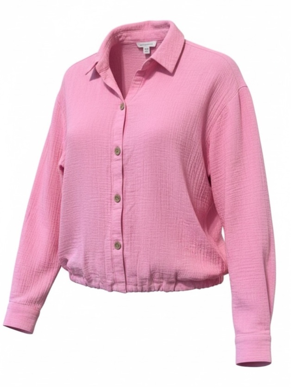Beachlunchlounge Pink Button-Down Shirt – Small